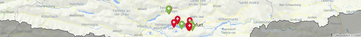 Map view for Pharmacies emergency services nearby Moosburg (Klagenfurt  (Land), Kärnten)
